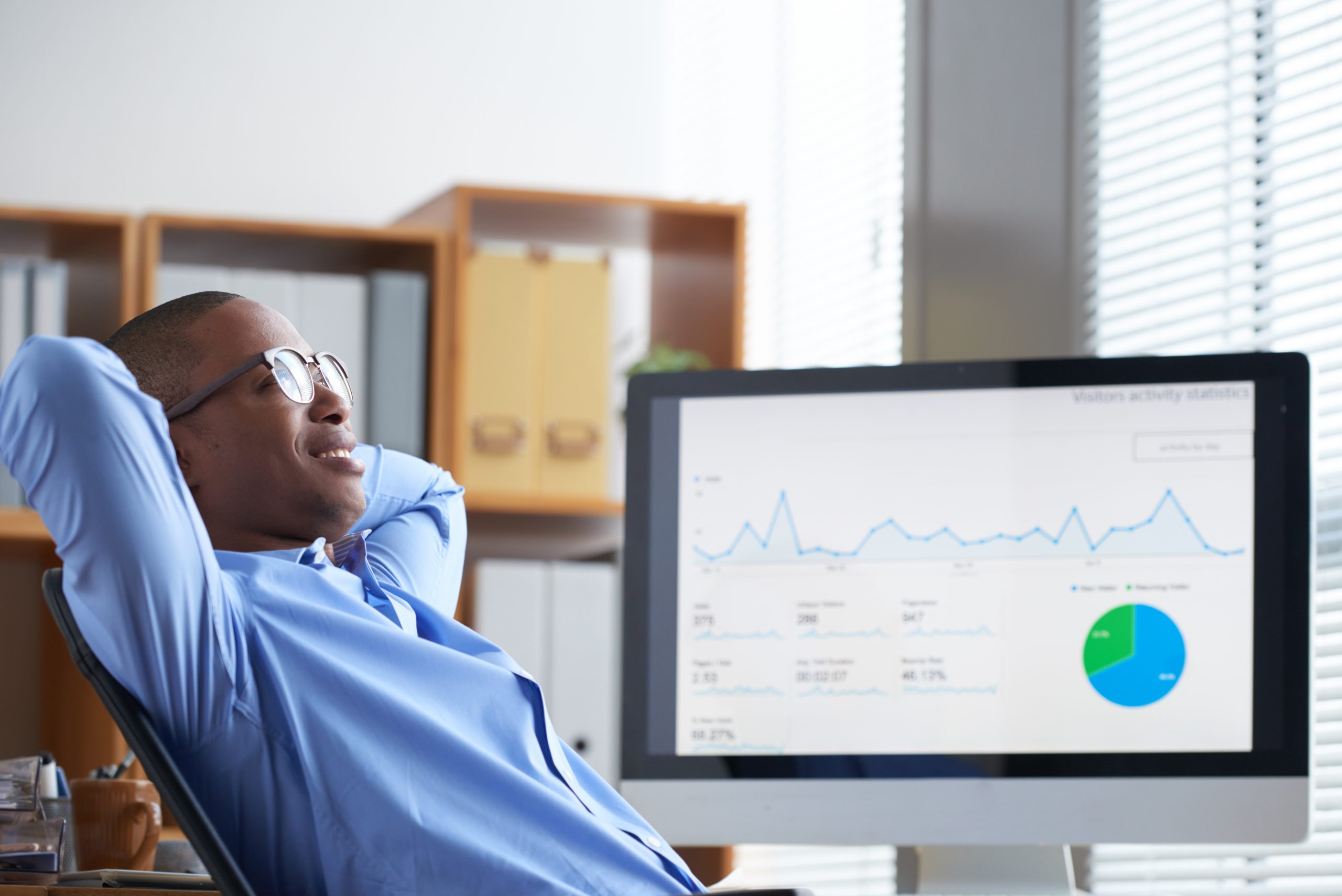 Dreaming businessman