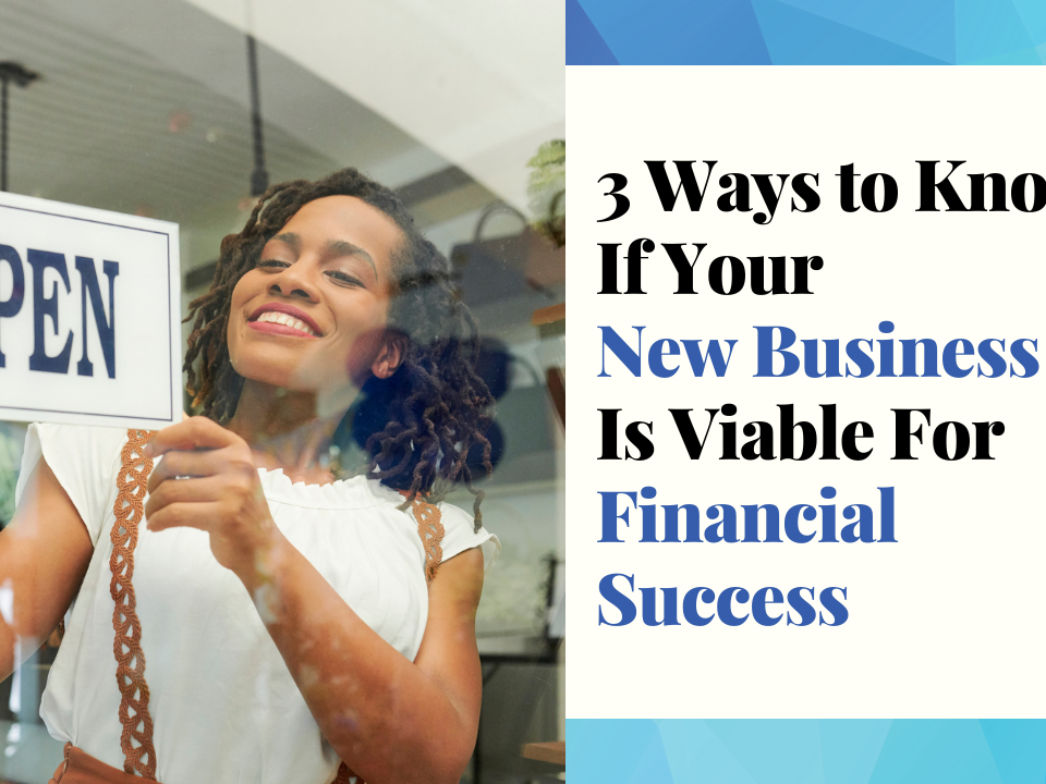 3 Ways to Know If Your New Business Is Viable For Financial Success